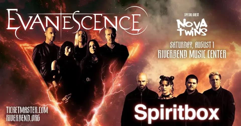 Evanescence 2026 World Tour with Spiritbox and Nova Twins