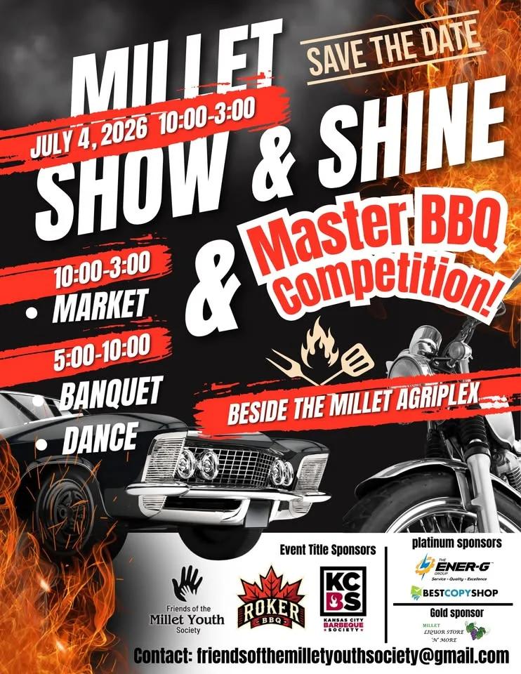 2026 Millet Show and Shine and BBQ Competition
