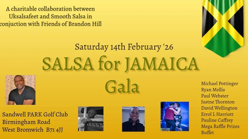 Saturday 14th FEBRUARY SALSA for JAMAICA - Uksalsafeet & Smooth Salsa in conjunction with FOB