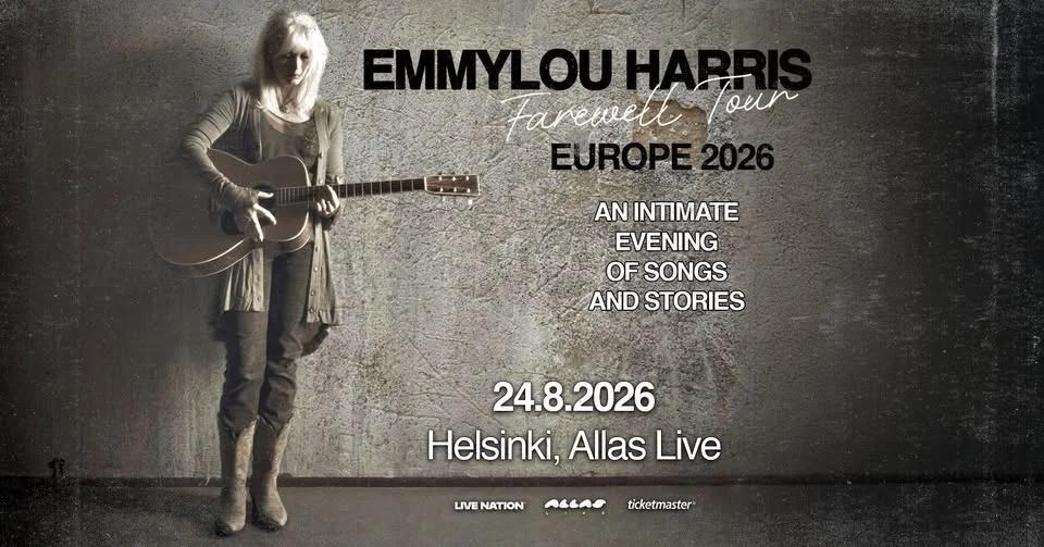 Emmylou Harris (US), Allas Live, 24.8.2026