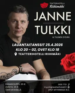Janne Tulkki - Lauantaitanssit 25.4.2026