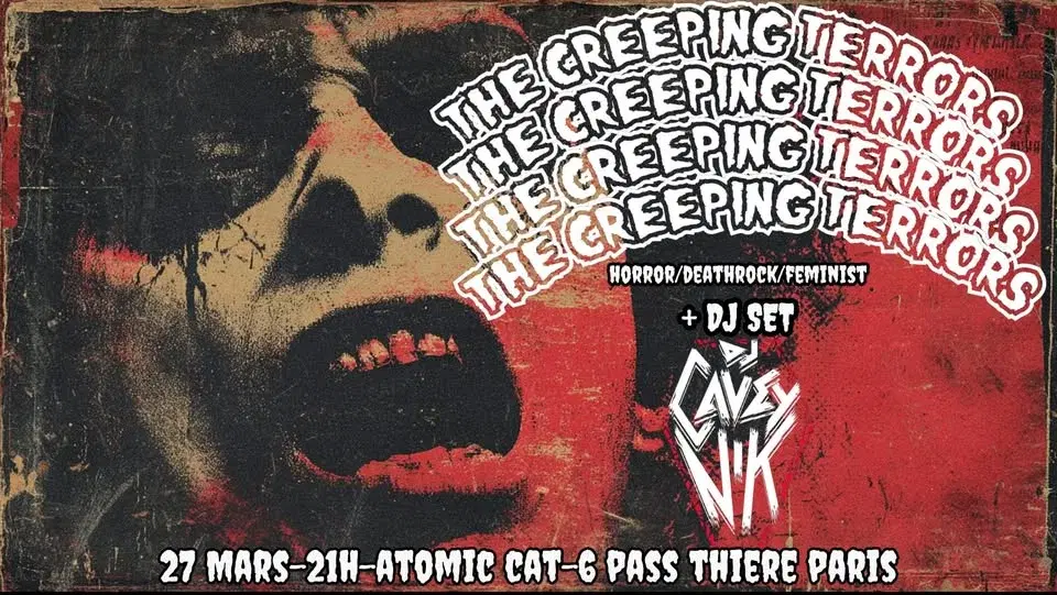 LIVE: The Creeping Terrors + DJ Set Cavey Nick