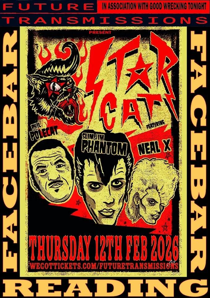 Good Wrecking Tonight/Future Transmissions-Starcat (Slim Jim Phantom/Neal X/Phil Polecat) Go Go Cult