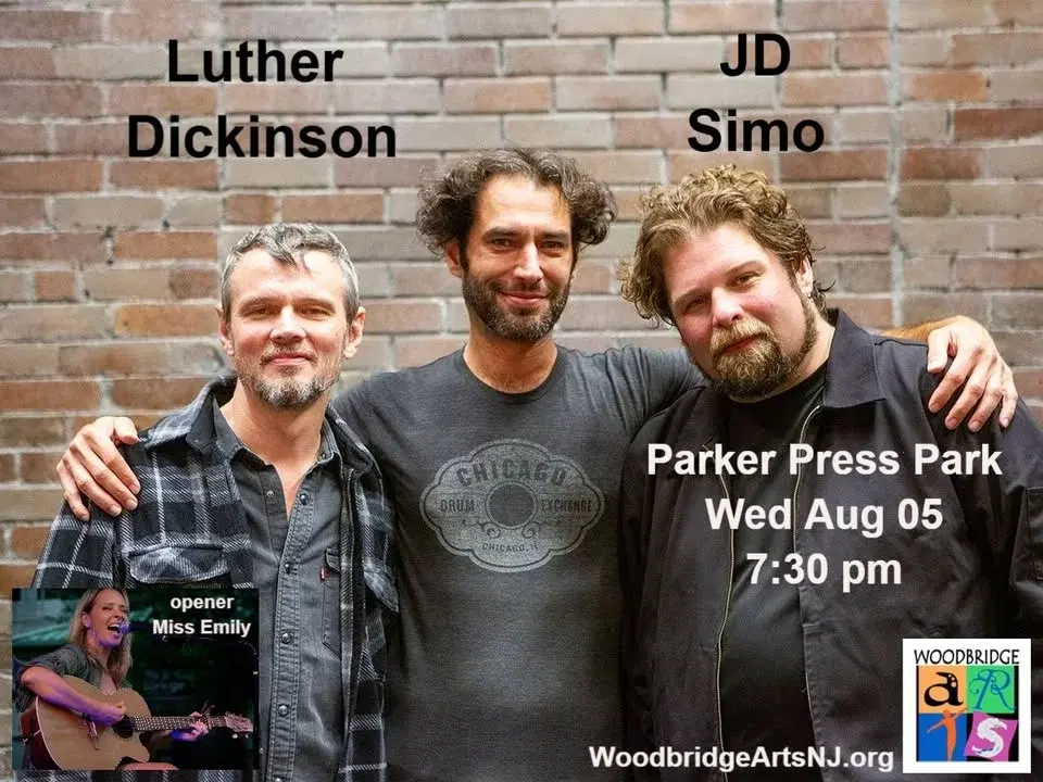 Luther Dickinson & JD Simo w/opener Miss Emily in Parker Press Park