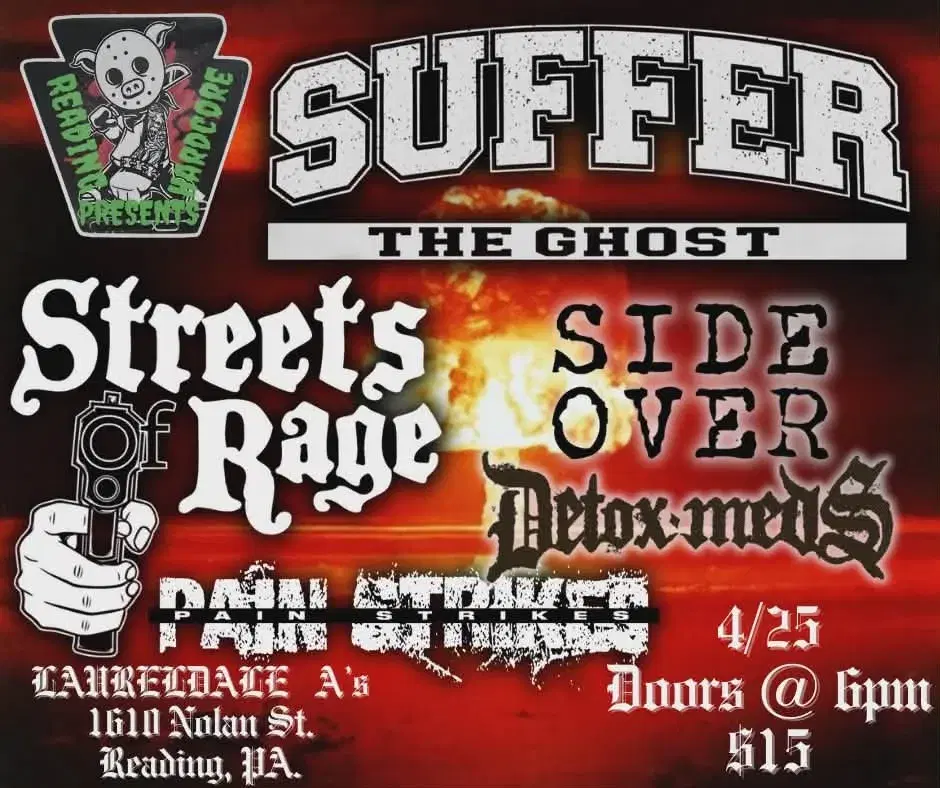 Suffer the Ghost @ Laureldale A's (Reading, PA)