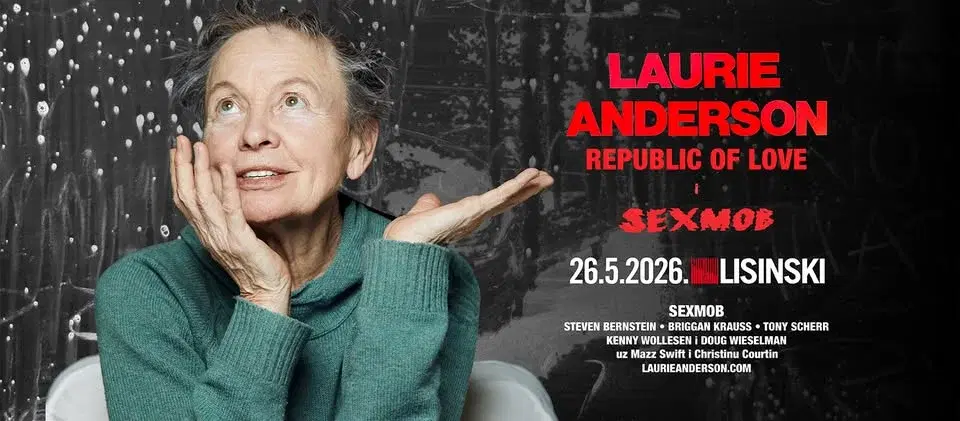 Laurie Anderson i Sexmob u Lisinskom