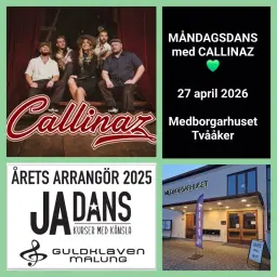 MÅNDAGSDANS 💚 Callinaz i Medborgarhuset, Tvååker