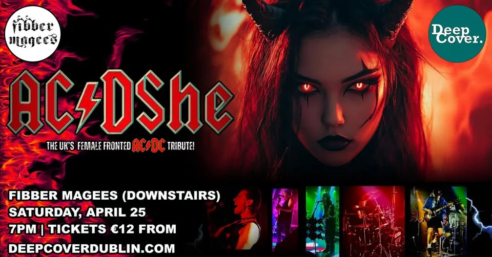 AC/DCShe (Tribute to AC/DC) @ Fibber Magees Downstairs!