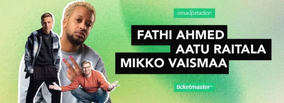 Fathi Ahmed, Aatu Raitala & Mikko Vaismaa -stand up show