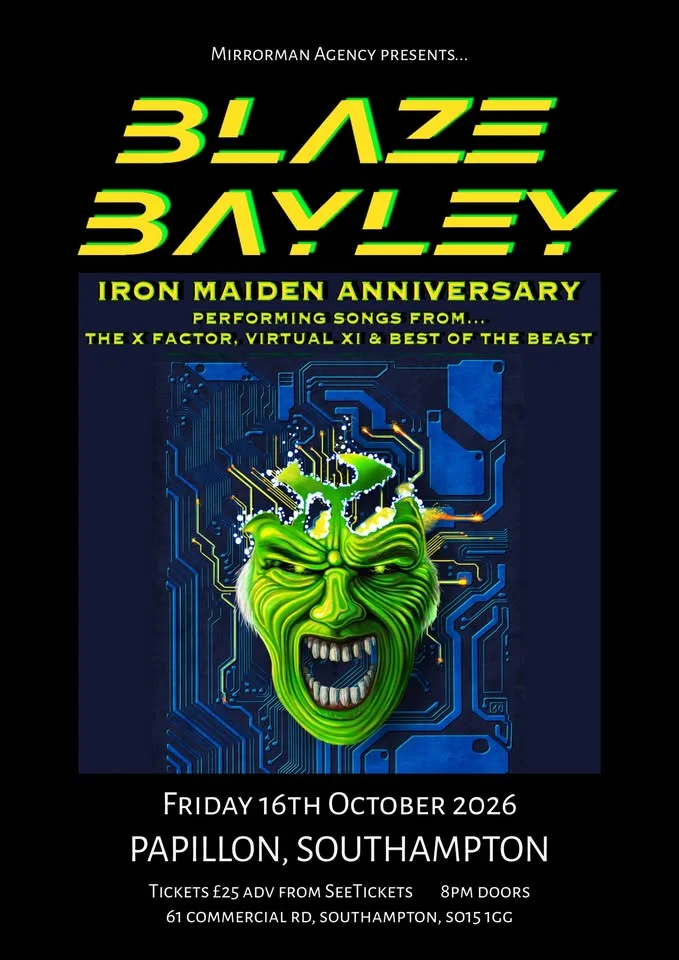 Blaze Bayley - Iron Maiden Anniversary - at Papillon, Southampton