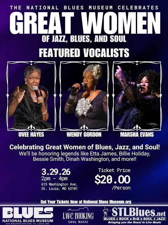The National Blues Museum Celebrates Great Women of Jazz, Blues and Soul