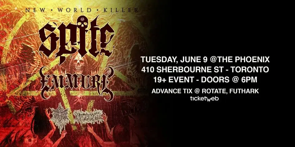 Spite, Emmure, PSYCHO-FRAME, Rev3rent