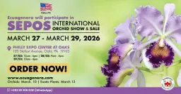 Ecuagenera will participate in 2026 SEPOS International Orchid Show and Sale