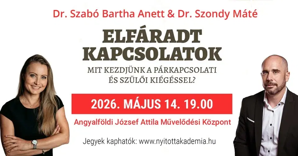 Dr. Szabó-Bartha Anett & Dr. Szondy Máté: Elfáradt kapcsolatok