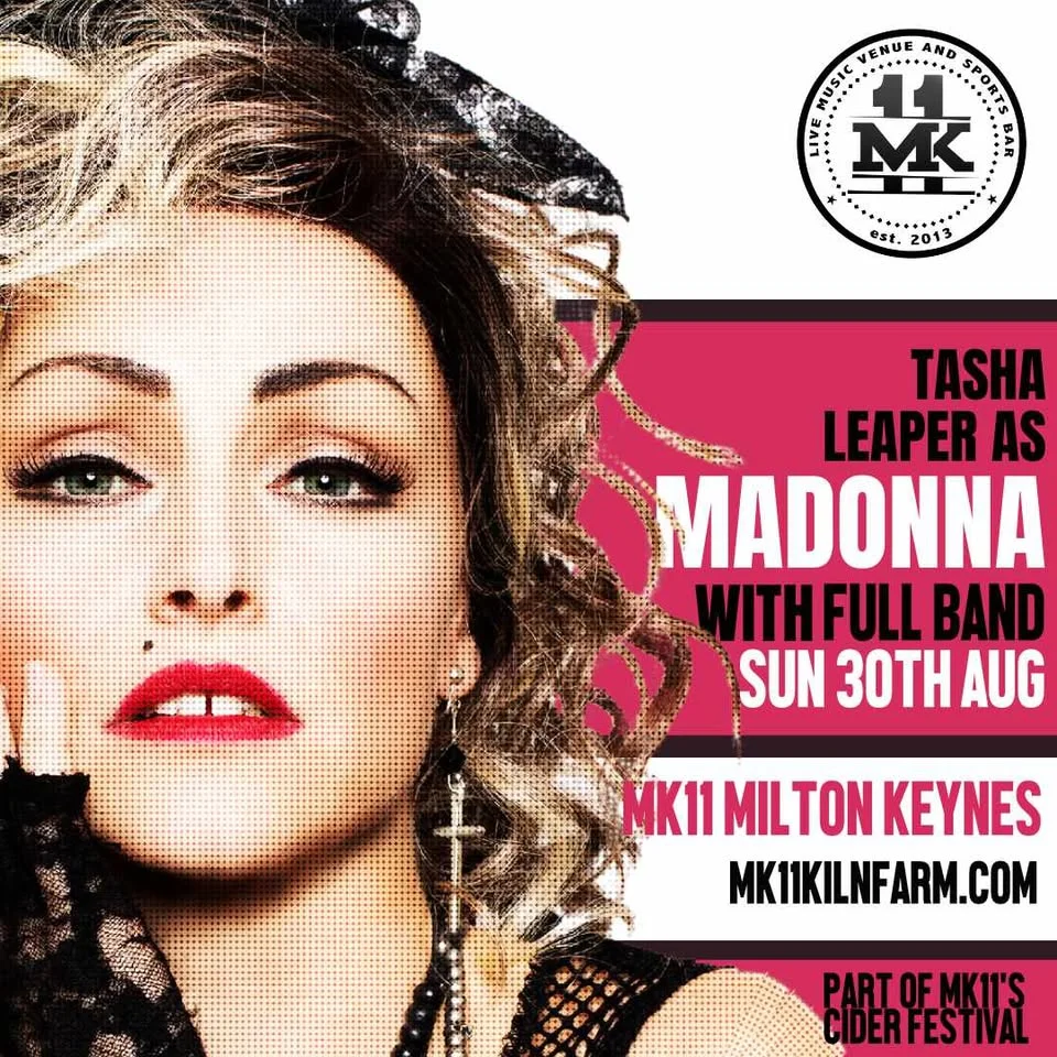 Tasha Leaper as MADONNA | The Best Tribute to Madonna @ MK11 Milton Keynes | 30th August