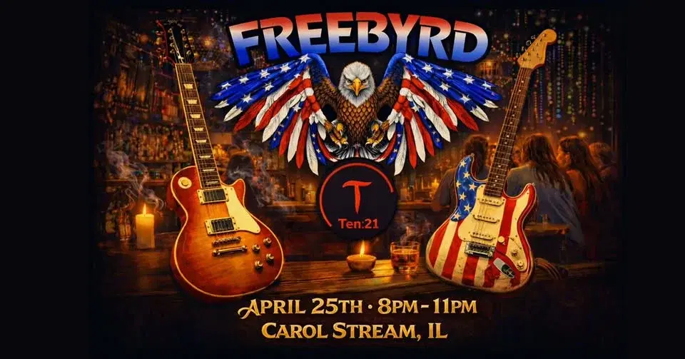 Freebyrd Rocks Ten 21 Bar & Grill in Carol Stream
