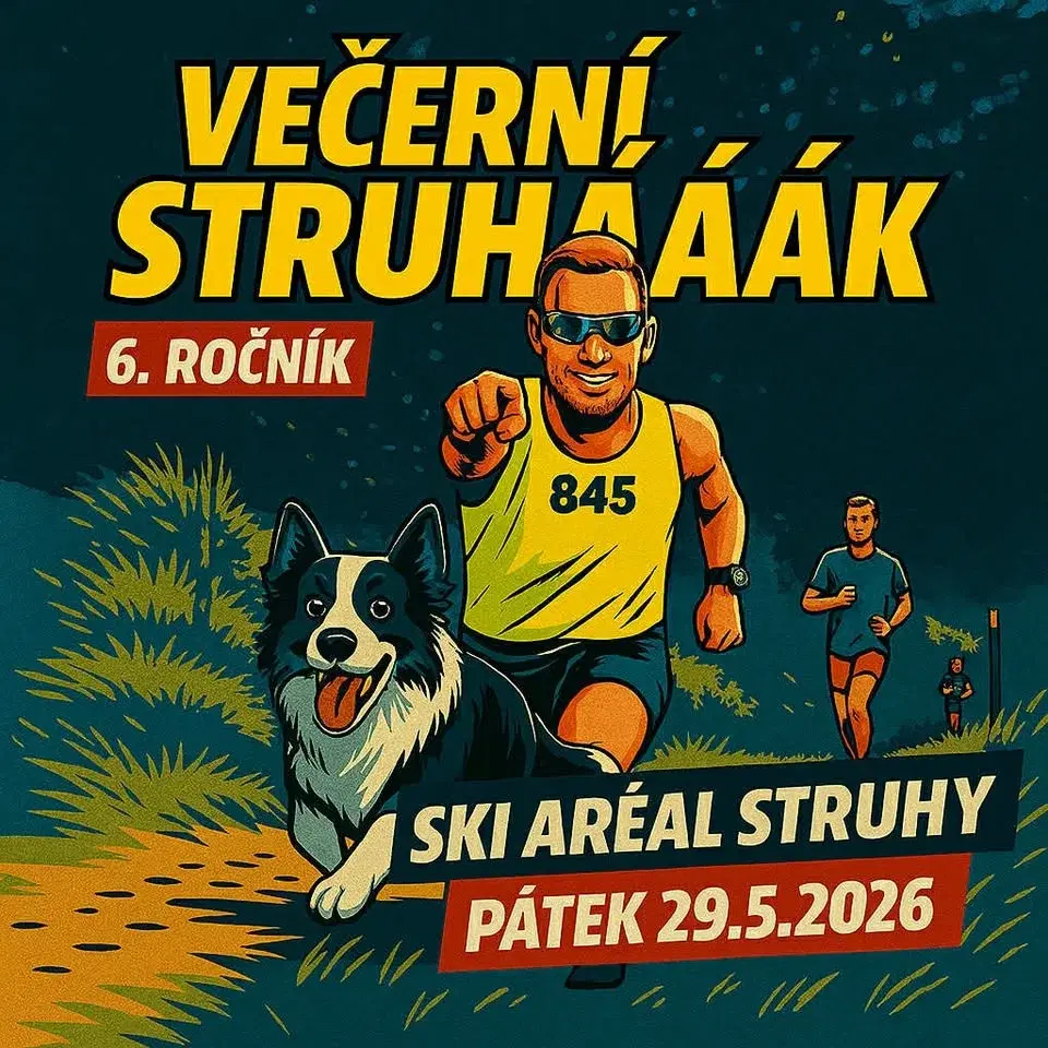 Večerní Struhááák-CANICROSS A BĚH