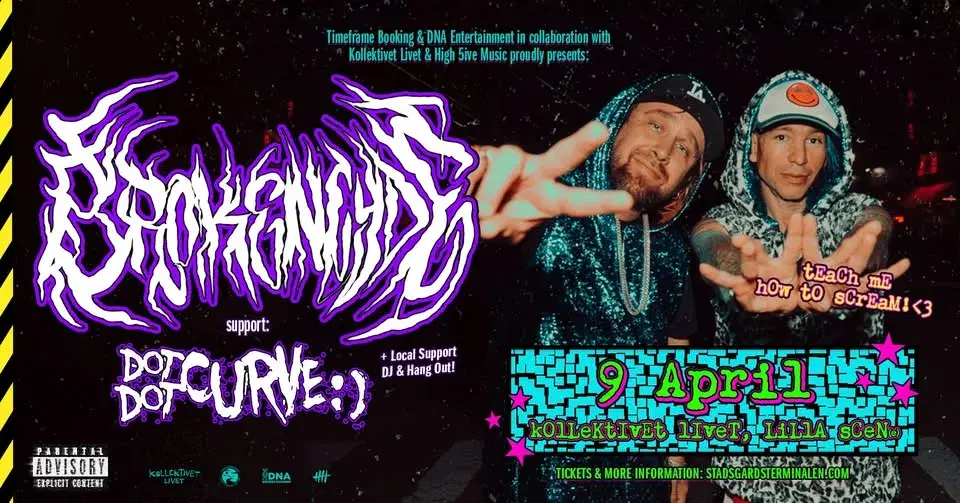 BrokenNCYDE support: Dot Dot Curve | Kollektivet Livet, Lilla Scen | Stockholm