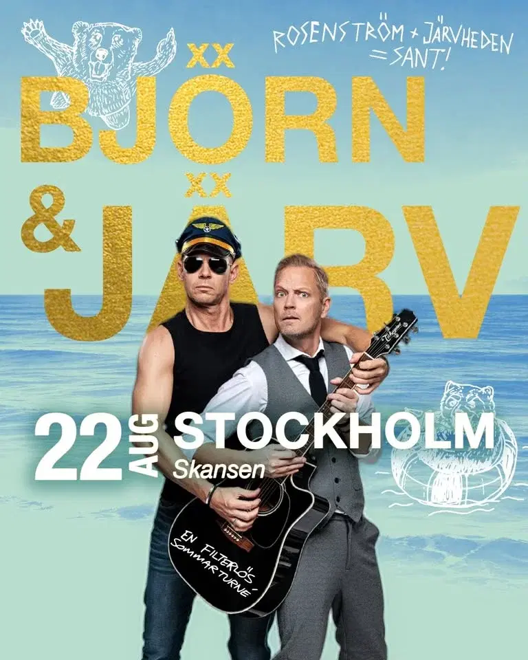 Björn Rosenström + Thomas Järvheden | 22 aug | Skansen - Stockholm
