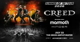 Creed: Summer of '99 Tour with Mammoth & Hinder | Huntsville, AL