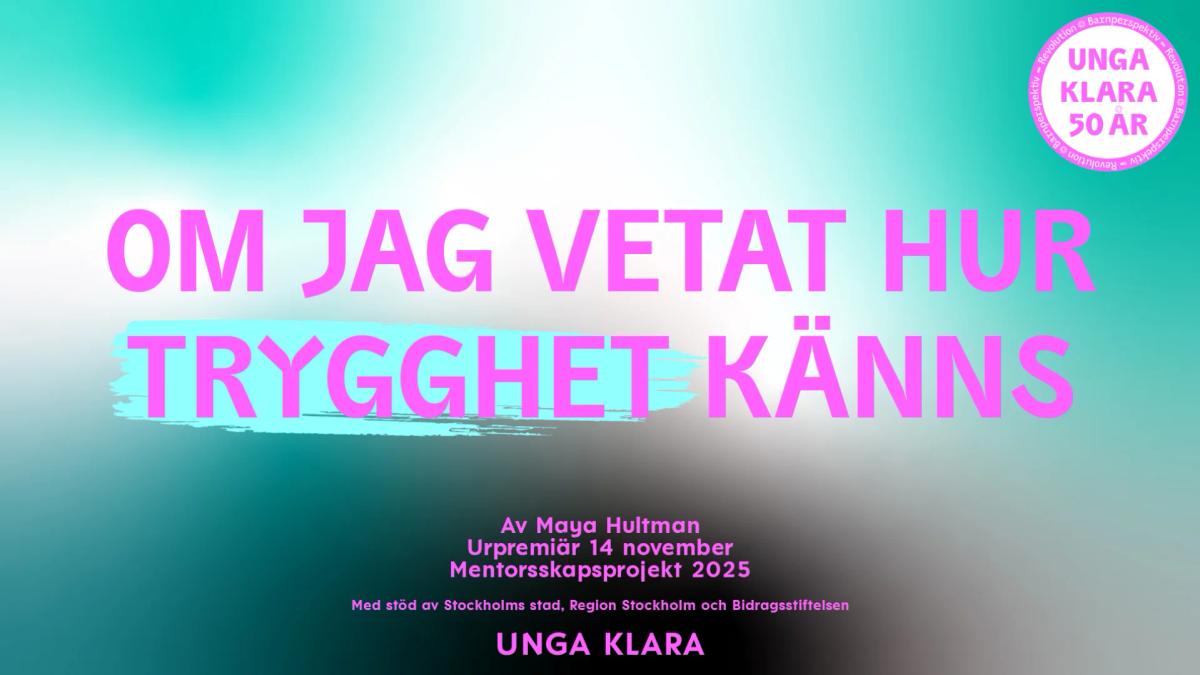 Om jag vetat hur trygghet känns - Sista