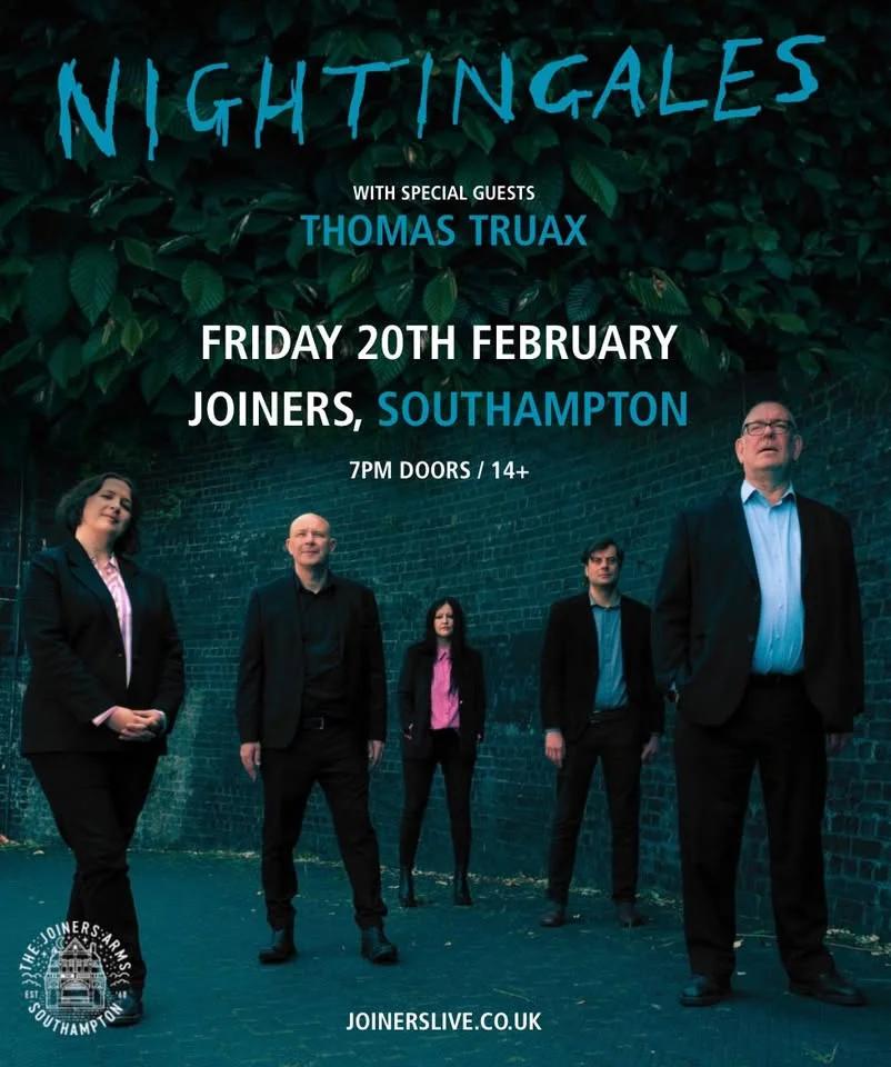 Nightingales + Thomas Truax at The Joiners, Southampton