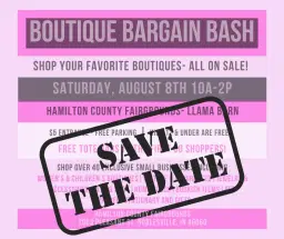 Boutique Bargain Bash- Summer 2026