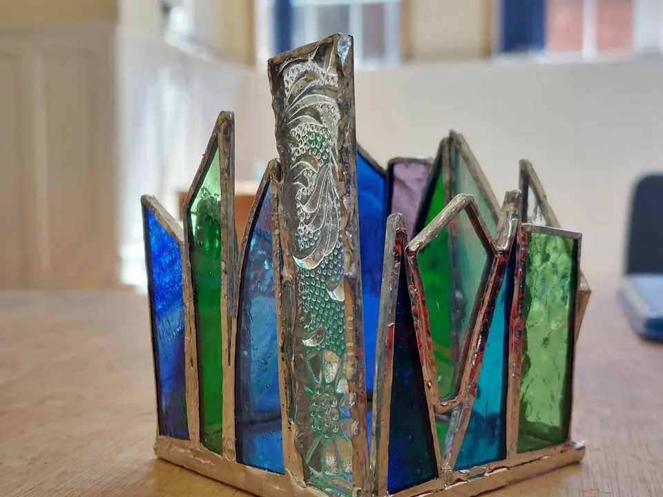 Stained Glass Copper Foil Lantern Workshop