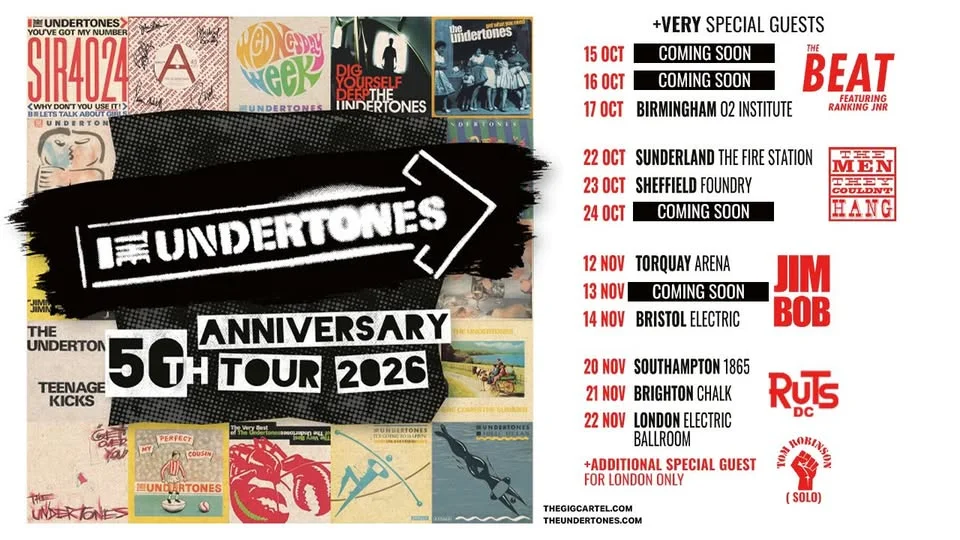 The Undertones + Ruts DC & Tom Robinson // London Electric Ballroom