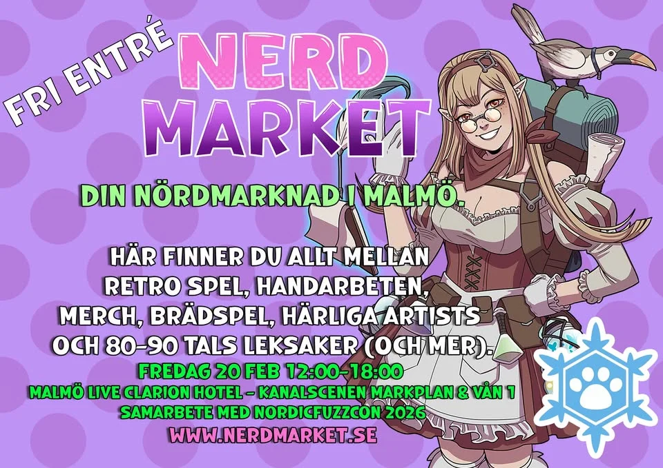 Nerdmarket + NordicFuzzCon 2026