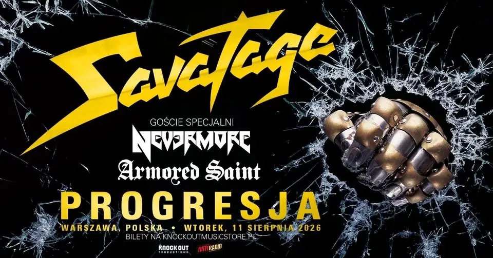 Savatage + Nevermore, Armored Saint / 11 VIII 2026 / Warszawa