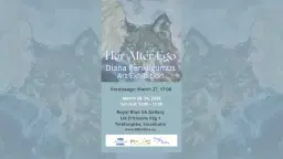 Diana Renkligumus: Her Alter Ego Vernissage at Royal Blue VA Gallery