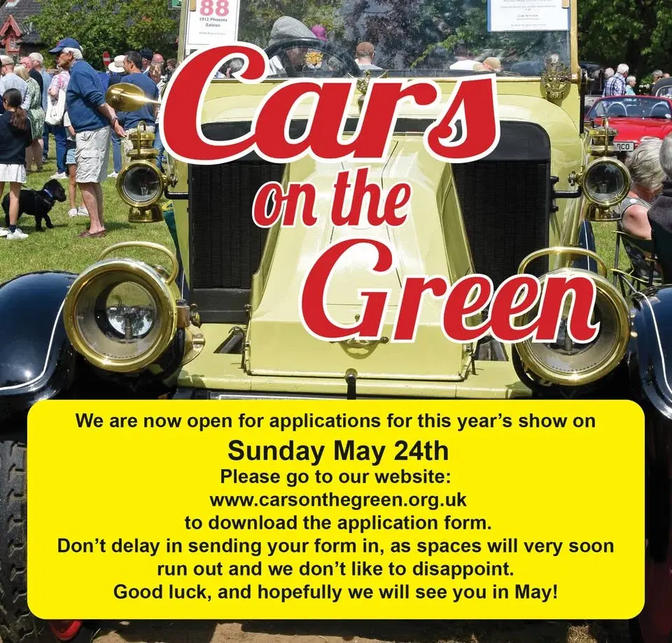Cars on Bardwell Village Green