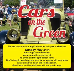 Cars on Bardwell Village Green
