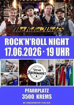 Vintage Abend Markt Krems