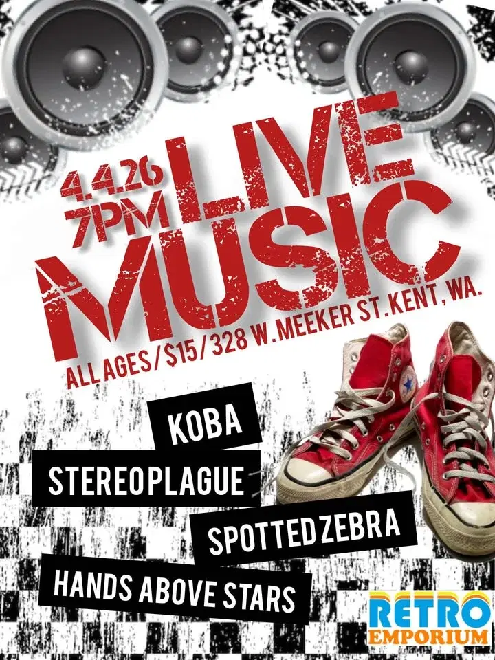 Spotted Zebra/Koba/Stereo Plague/Hands Above Stars