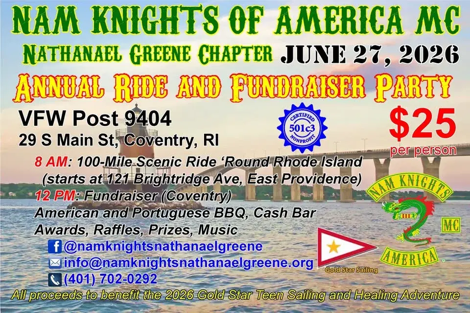 Nathanael Greene Chapter Annual Ride and Party Fundraiser