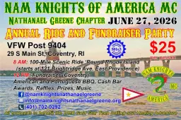 Nathanael Greene Chapter Annual Ride and Party Fundraiser