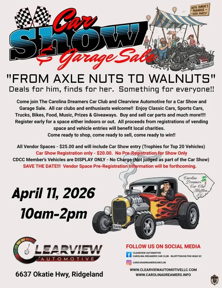 Clearview Automotive Car Show / Garage Sale!
