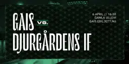 GAIS - Djurgårdens IF i Allsvenskan