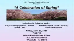 Westfield Community Concert Band Spring Concert