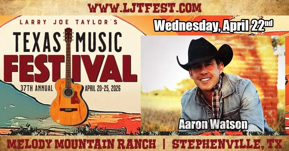 Aaron Watson @ Larry Joe Taylor's Texas Music Festival