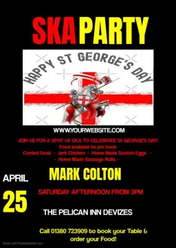 St George's Day Ska Party with Mark Colton