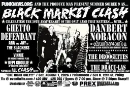 CLASH TRIBUTE with Kepi Ghoulie + Ara and Jay of Slackers, Danbert Nobacon, Droogettes, Dracu-Las!