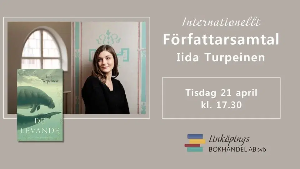 Internationellt författarsamtal med Iida Turpeinen