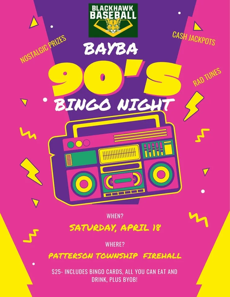 BAYBA BINGO NIGHT!!!