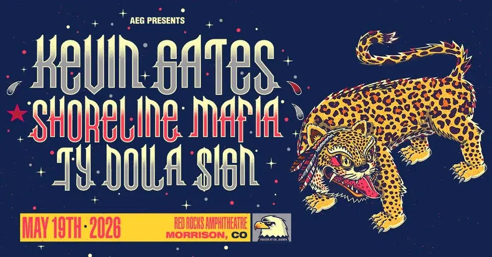 Kevin Gates with Shoreline Mafia, Ty Dolla $ign | Red Rocks Amphitheatre