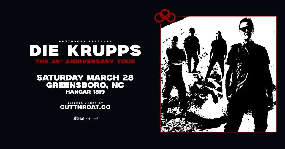 Die Krupps: 45th Anniversary Tour | Greensboro, NC