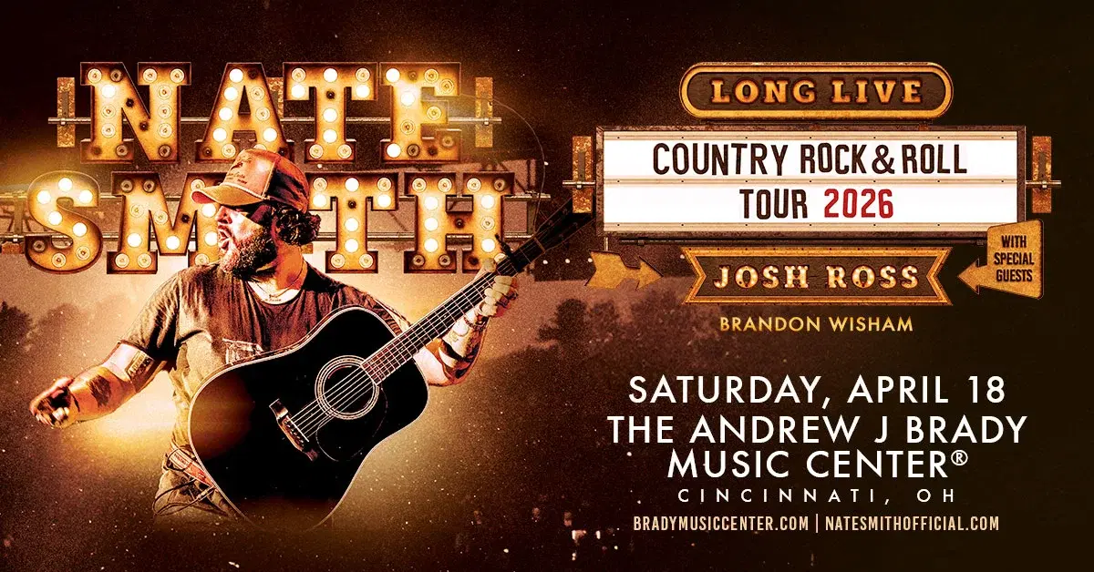 Nate Smith: Long Live Country Rock And Roll Tour with Josh Ross and Brandon Wisham