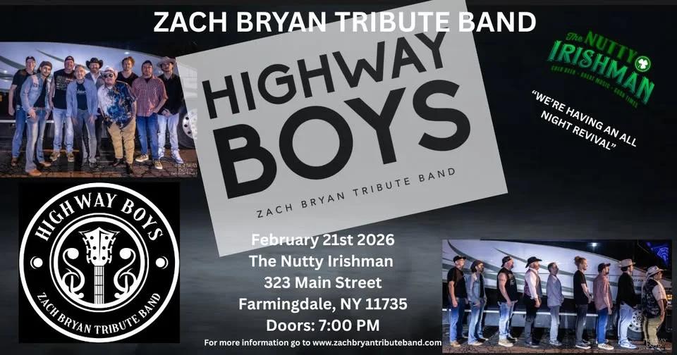 Zach Bryan Tribute Band - Highway Boys @ Nutty Irishman, Farmingdale NY